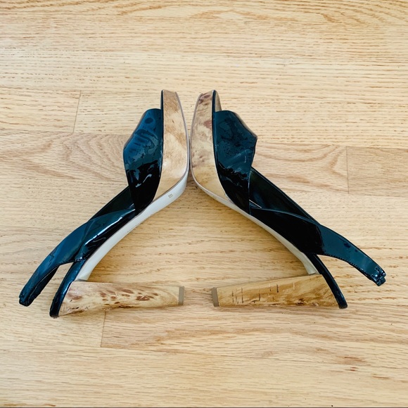 BCBG Girls Elegant Black Heels (Size 8) - Picture 4 of 5